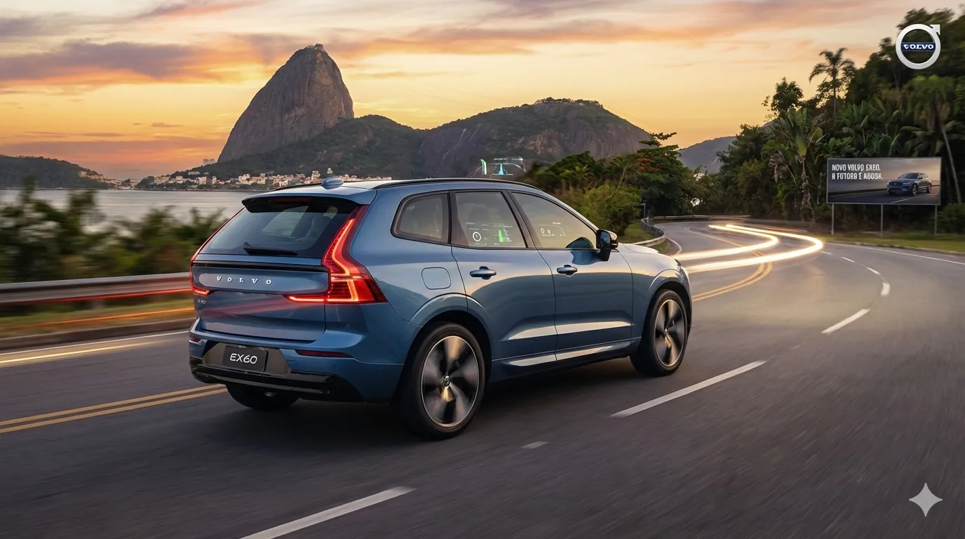 Volvo EX60 Elétrico: Nova Era da Volvo no Brasil