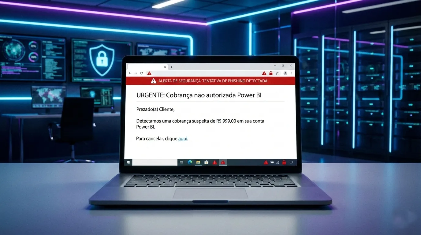 Power BI Scam: Golpistas Usam Email Oficial para Fraude