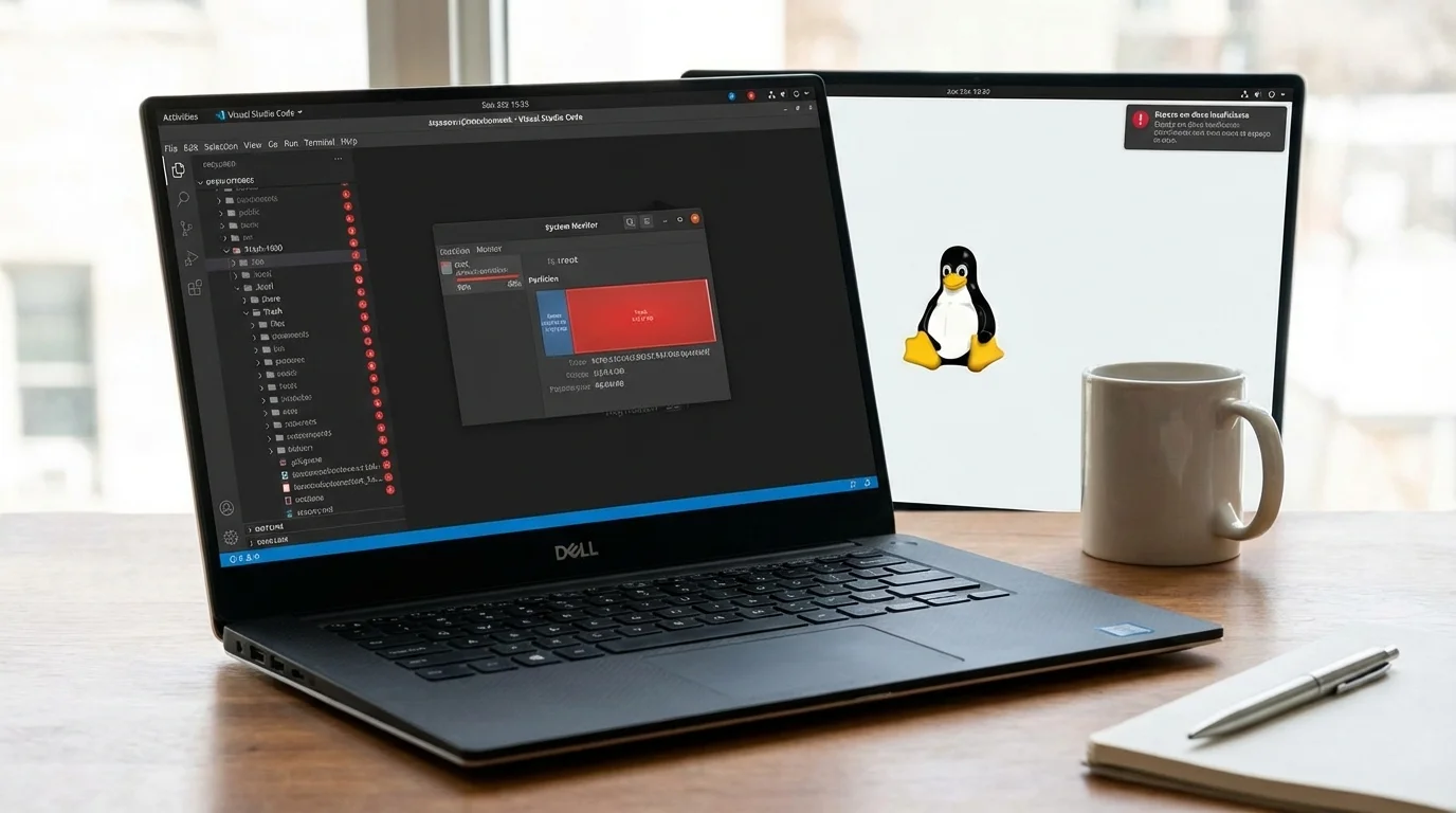VS Code Snap no Linux pode acumular arquivos “apagados” e encher disco