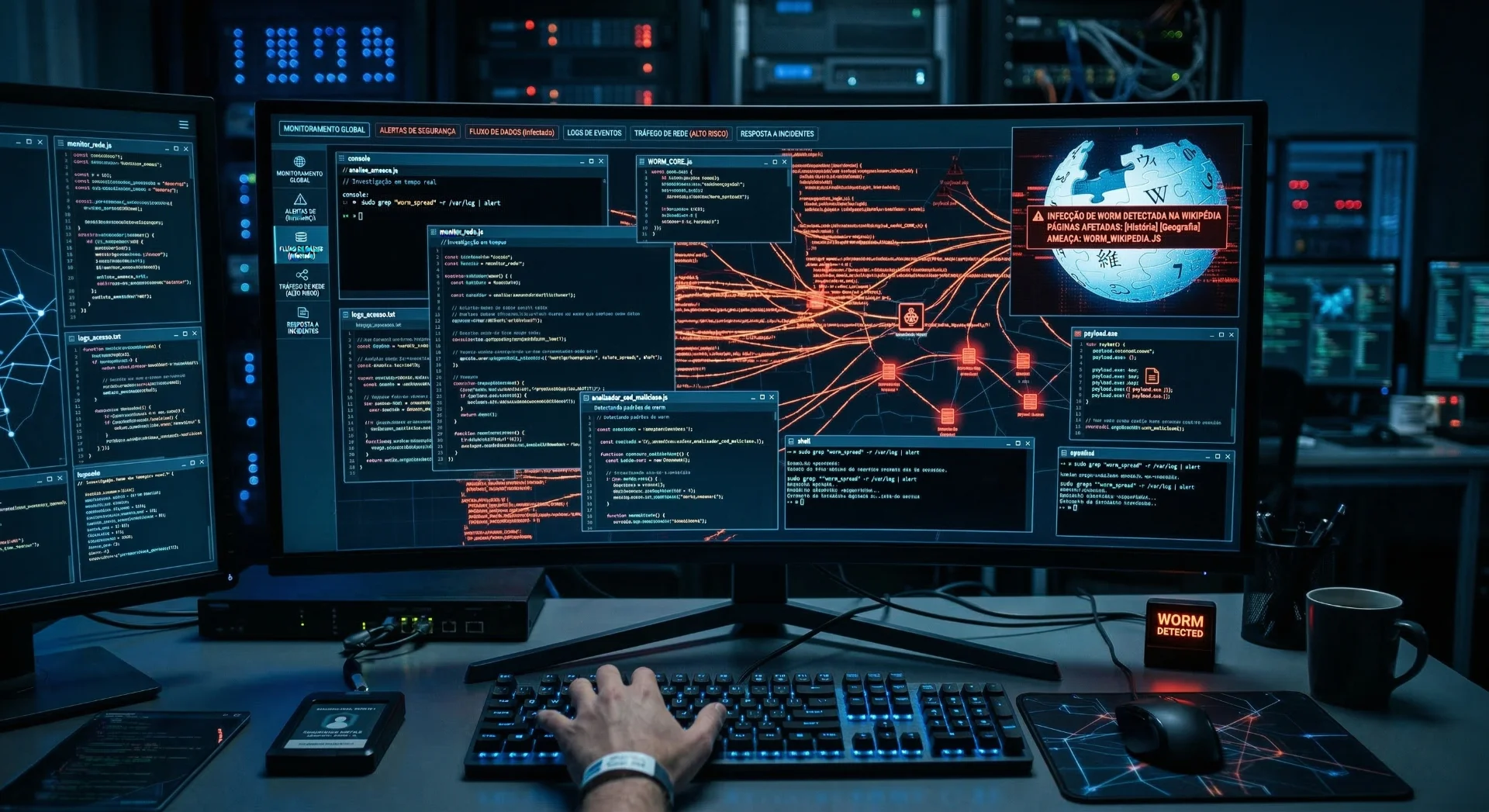 JavaScript Worm expõe falha de segurança na Wikipédia